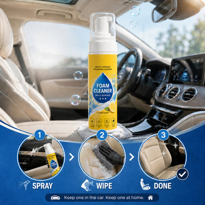 🎁Buy 1 Get 1 Free🔥 4-in-1 Multi-Enzyme Foam Cleaner – Deep Clean Car, Kitchen, Bathroom & Sofa