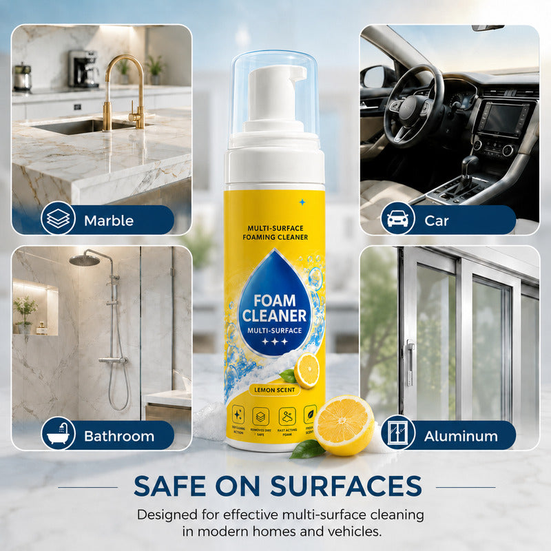 🎁Buy 1 Get 1 Free🔥 4-in-1 Multi-Enzyme Foam Cleaner – Deep Clean Car, Kitchen, Bathroom & Sofa